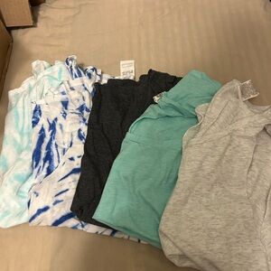 PINK Victoria's Secret Muscle Tees - Blue, Black, Gray